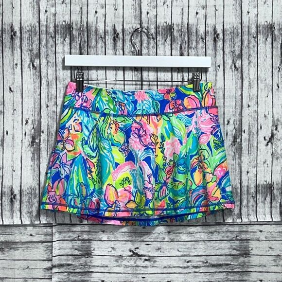 Lilly Pulitzer UPF 50+ Luxletic Aila Skort Surf Gypsea Swim - Picture 1 of 10